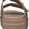 5c238b419003b5396dce4ef8ce92277d Crocs™ Brooklyn Sandal Low Wedge Women's Latte