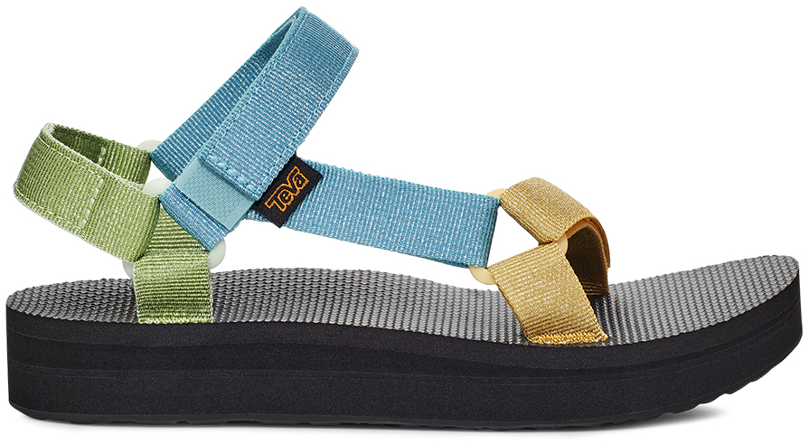 5c53e53e967911afd4577b6607c18a42 Teva Midform Universal Women's Metallic Blue Multi