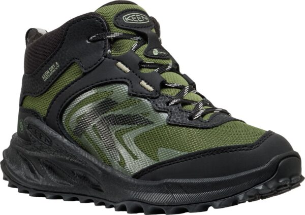 5c8e1796a3c8a54a9d01ecf1612d9254 Keen Zionic Mid Wp Kid's 1031137 Black/Bronze Green