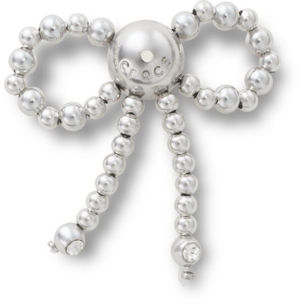 5e14a60e5a9b62069c0616df8473028c Crocs™ Jibbitz Silver Beaded Bow 198445304255 Jibbitz Silver Beaded Bow 198445304255