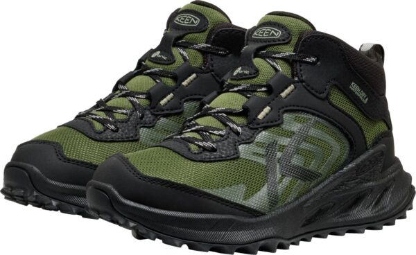 5e7831ce6e97e5bf99b4a02d5f9ef4af Keen Zionic Mid Wp Kid's 1031137 Black/Bronze Green
