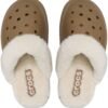Crocs™ Classic Fuzz Scuff Sepia