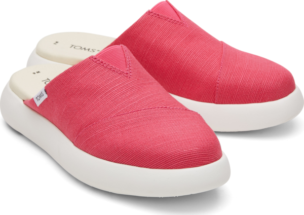 TOMS Heritage Canvas Women's Mallow Mule Sneaker Raspberry