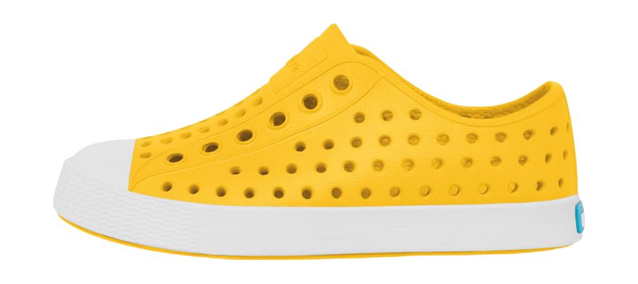 NATIVE Jefferson Youth Crayon Yellow/Shell White