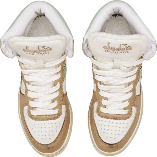 5f74c3ab4913e79292eb9132148fe0ab DIADORA Mi Basket Used Whisper White