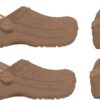 Crocs™ Classic Crafted Vegan Suede Clog Milk Chocolate