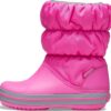 62833ddd2b303592c90ef9e9bfc2f137 Crocs™ Kids' Winter Puff Boot Electric Pink/Light Grey