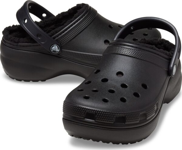 Crocs™ Classic Platform Lined Clog W Black