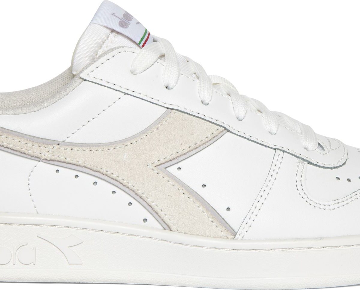 DIADORA Magic Basket Low Leather Wn White/Lilac Marble