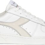 6436e236b4a4c31f04b9fe7e9240b284 DIADORA Magic Basket Low Leather Wn White/Lilac Marble