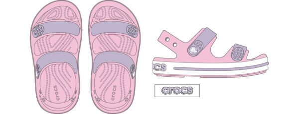 Crocs™ Crocband Cruiser Sandal Ballerina/Lavender