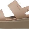 Crocs™ Brooklyn Low Wedge Womens Latte/Mushroom