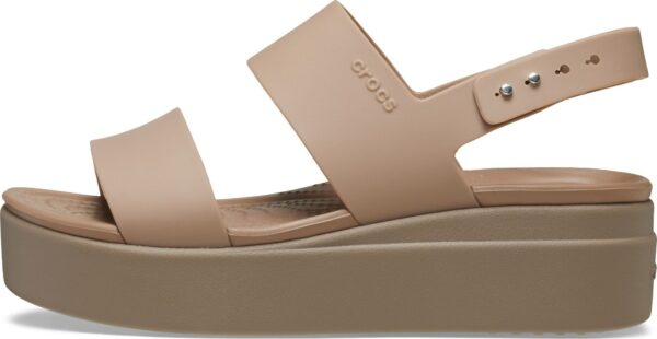 Crocs™ Brooklyn Low Wedge Womens Latte/Mushroom