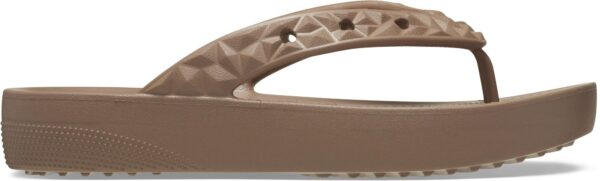 Crocs™ Classic Platform Geometrc Flip Latte
