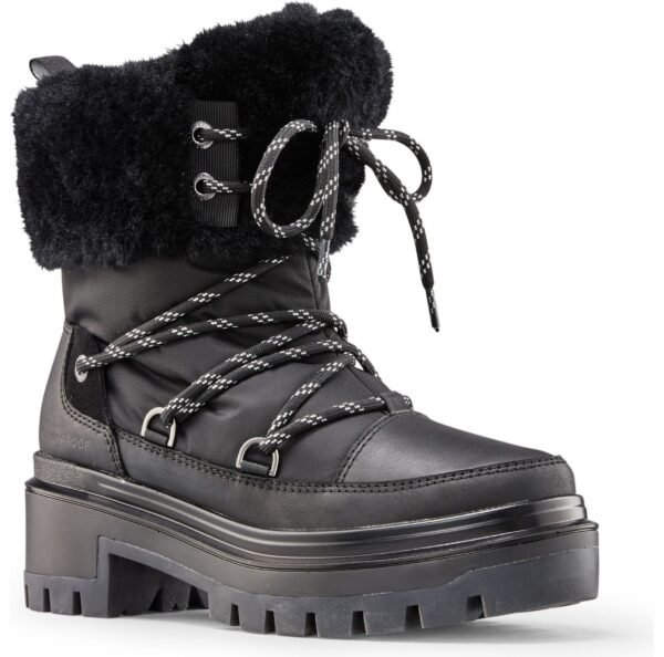 65c50ee8e77ba928bdb4a1f5ec1d0e21-1 COUGAR MARLOW LEATHER FUR Black