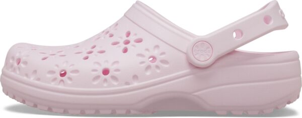 65fb53d5bb70318628b57526c6655c06 Crocs™ CLASSIC FLORAL CUT OUT CLOG Pink Milk