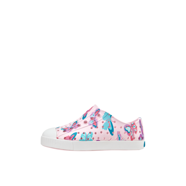 NATIVE Jefferson Print Child Milk Pink/Shell White/Flutter Friends