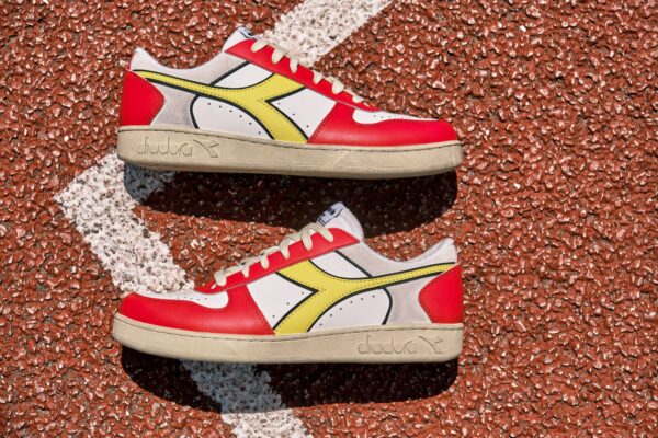 66fbdd91d39befe1f4440d5c05cea1aa DIADORA Magic Basket Low Icona White/Ferrari Red Italy