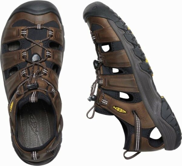 6a087df580687c54ca5e721a10a4a686 Keen TARGHEE III SANDAL MEN Bison/Mulch
