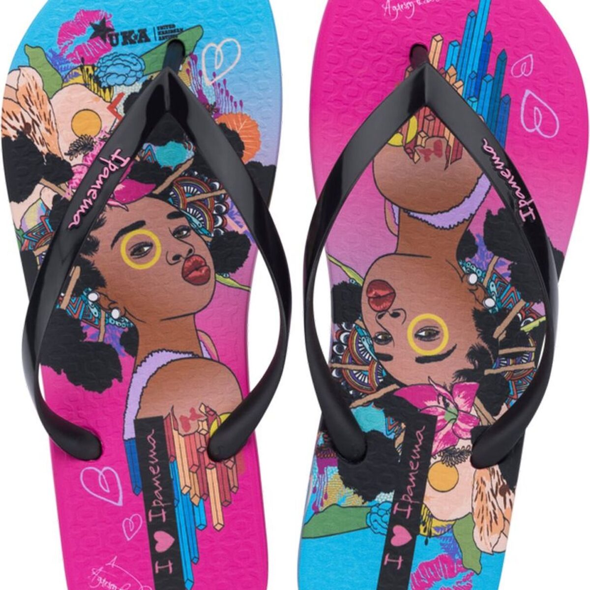 Ipanema Graffiti V Fem-Box12 Pink/Black/Blue