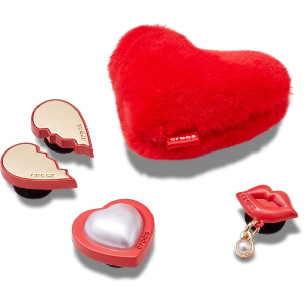 6a65693ea1168b285b41dd81d7da114e Crocs™ Crocs Red Valentines 5 Pack 198445127663 Crocs Red Valentines 5 Pack 198445127663