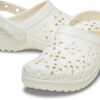Crocs™ CLASSIC FLORAL CUT OUT CLOG KID'S Chalk