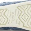 TOMS DARK SKY TEXTURED DENIM/FRAY 10021887 Blue