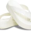 Crocs™ GETAWAY PLATFORM PATENT FLIP Chalk