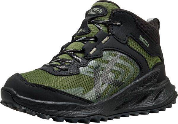 6d8e821fca73ebd5e5b718748d3b717c Keen Zionic Mid Wp Kid's 1031137 Black/Bronze Green