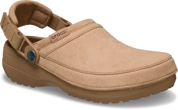 Crocs™ Classic Crafted Vegan Suede Clog Milk Chocolate