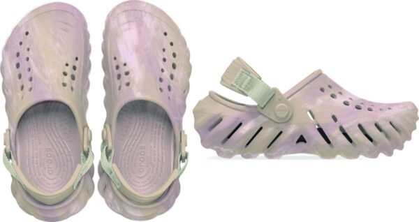 Crocs™ Echo Marbled Clog Kid's Quartz/Multi