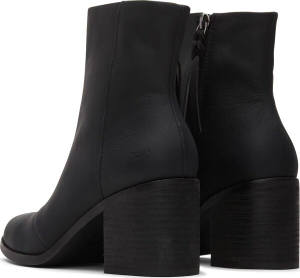 TOMS LEATHER WOMEN'S EVELYN BOOT 10020228 Black