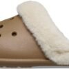 Crocs™ Classic Fuzz Scuff Sepia