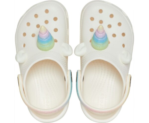 6f36ea1eb70a0b831c46bb9c4585cd58 Crocs™ Classic I AM Rainbow Unicorn Clog Chalk