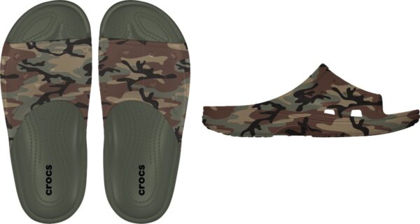 6f4632421d5ebe12ebf4debbb7e1f9b5 Crocs™ Saturday Camouflage Slide Men's Army Green/Multi