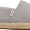 TOMS Recycled Cotton Men Alpargata Rope Grey