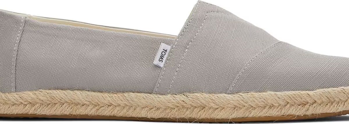 6f5aacefc8efa80e595b271b59df92d1 TOMS Recycled Cotton Men Alpargata Rope Grey