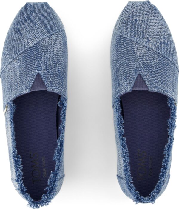 TOMS DARK SKY TEXTURED DENIM/FRAY 10021887 Blue