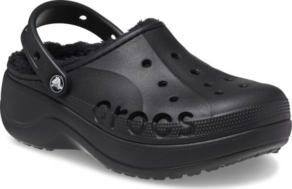 Crocs™ Baya Platform Lined Clog Black