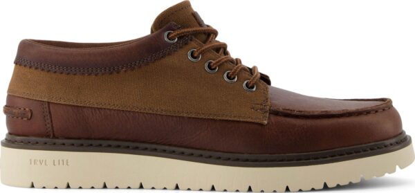 TOMS LEATHER/ WAXED CANVAS MEN'S BOOT 10021387 Brown