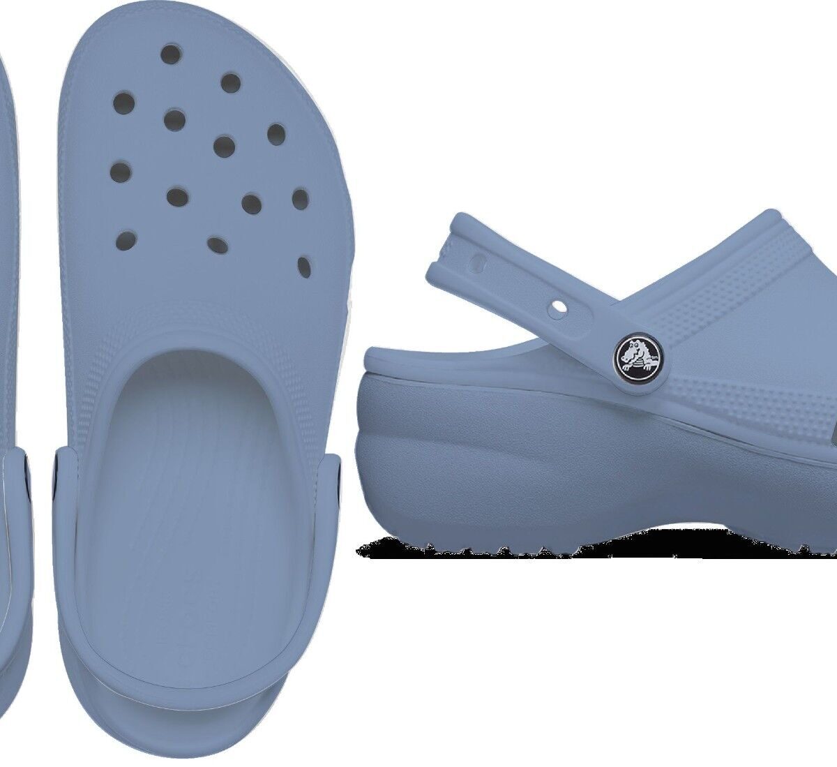 Crocs™ Classic Platform Clog Blue Haze