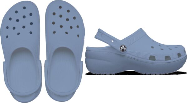 Crocs™ Classic Platform Clog Blue Haze