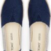 TOMS Recycled Cotton Stripes? Men Alpargata Rope Navy
