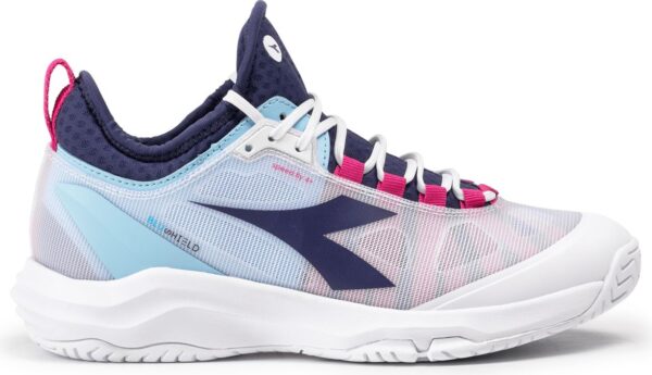 7629b734e7ba2d80f222cf07aa34afab DIADORA Speed Blushield Fly 4 + W Ag White/Blueprint/Pink Yarrow