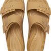 Crocs™ Brooklyn Sandal Low Wedge Women's Umber