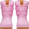 Crocs™ Classic Neo Puff Boot Kid's 207684 Pink Tweed/Gum