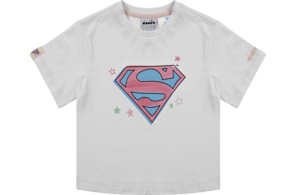 77a5be36c08d39ce79bdb5884b2c5cf8 DIADORA JG.T-SHIRT SS SUPERGIRL Optical White