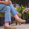 Crocs™ Classic Crafted Vegan Suede Clog Milk Chocolate