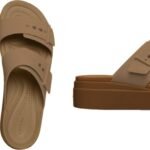78673894f4ebc86b67c6a1d1a7b2f436 Crocs™ Brooklyn Sandal Low Wedge Women's Umber