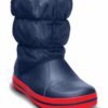 Crocs™ Kids' Winter Puff Boot Dark blue/Red